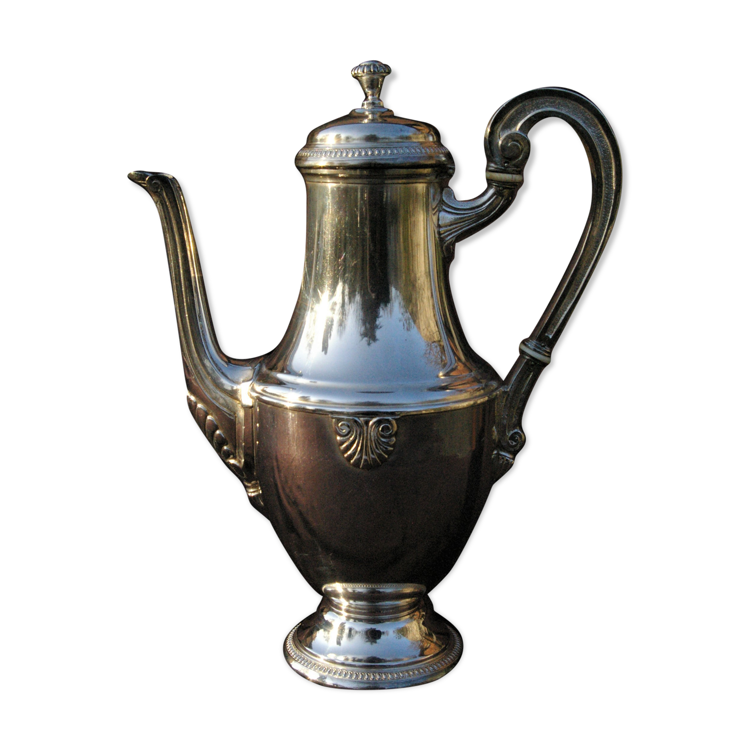 Pourer Coffee maker in Silver Metal model Shell