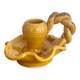 Bougeoir provençal en céramique vernissée