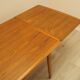 Table en teck, design danois, années 1970, fabriquée au Danemark