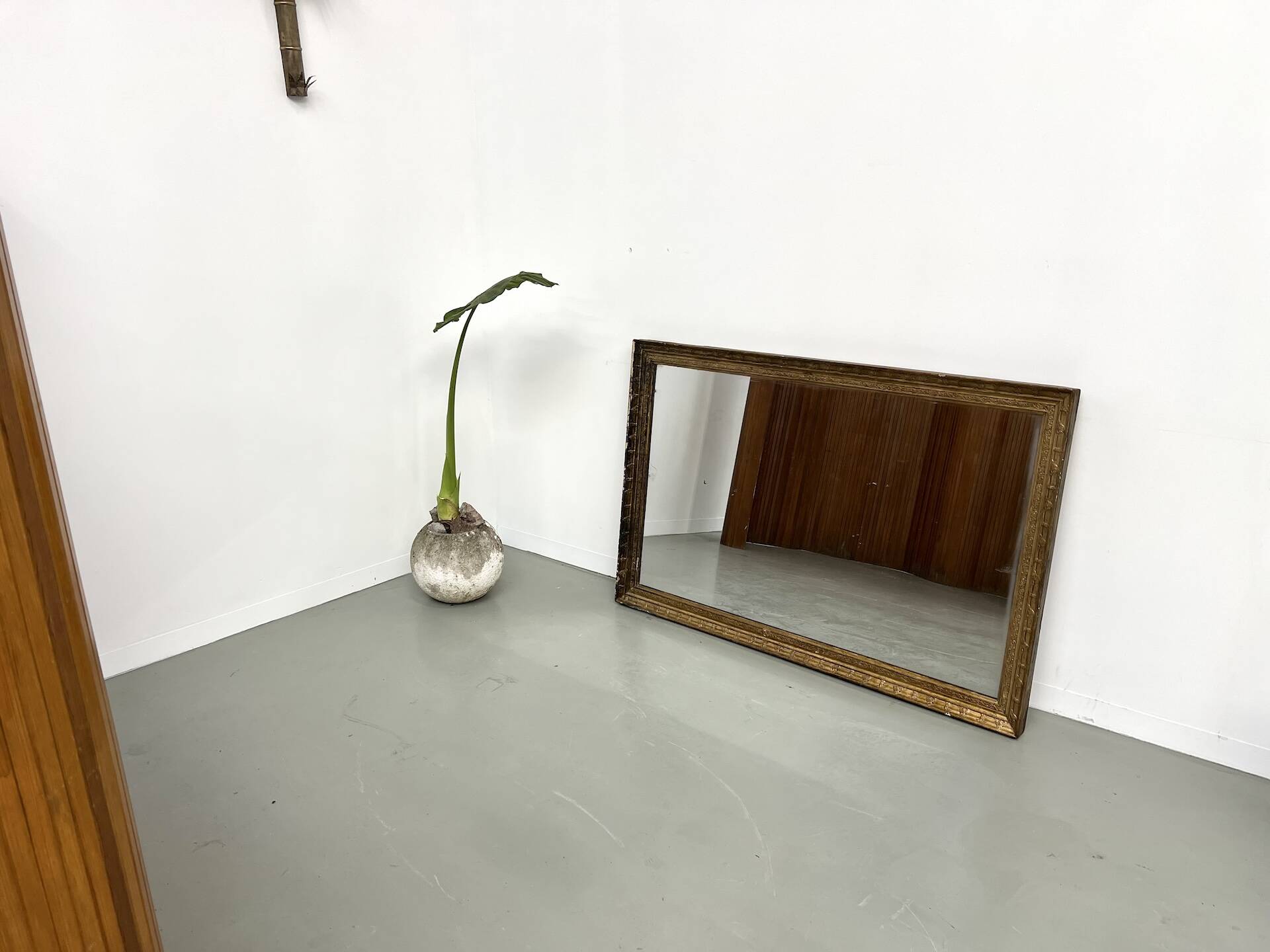 Miroir ancien doré, vers 1900