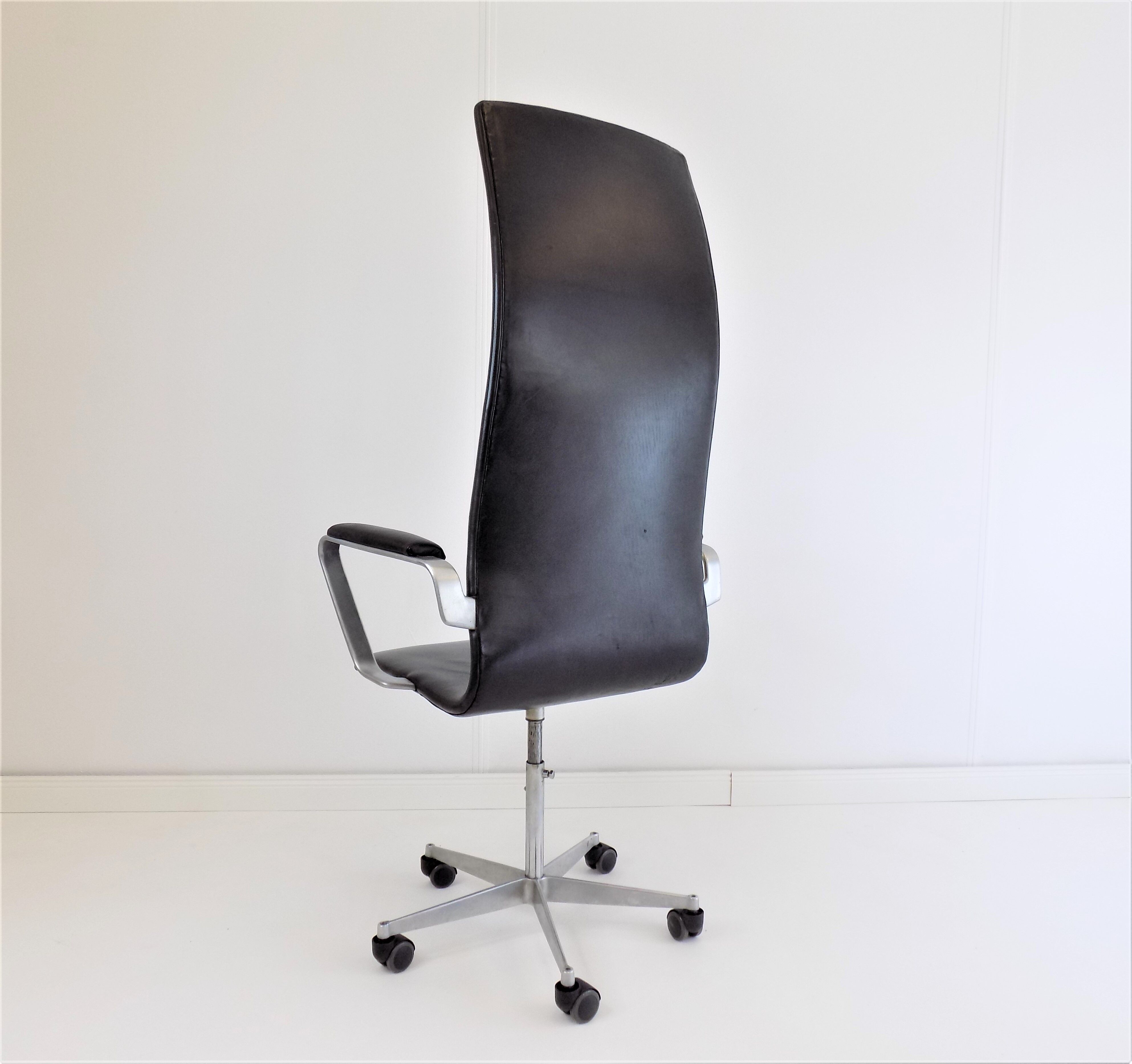 Chaise de bureau Oxford par Arne Jacobsen, Fritz Hansen