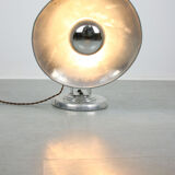 Lampe de table réglable en aluminium du milieu du siècle, années 50
