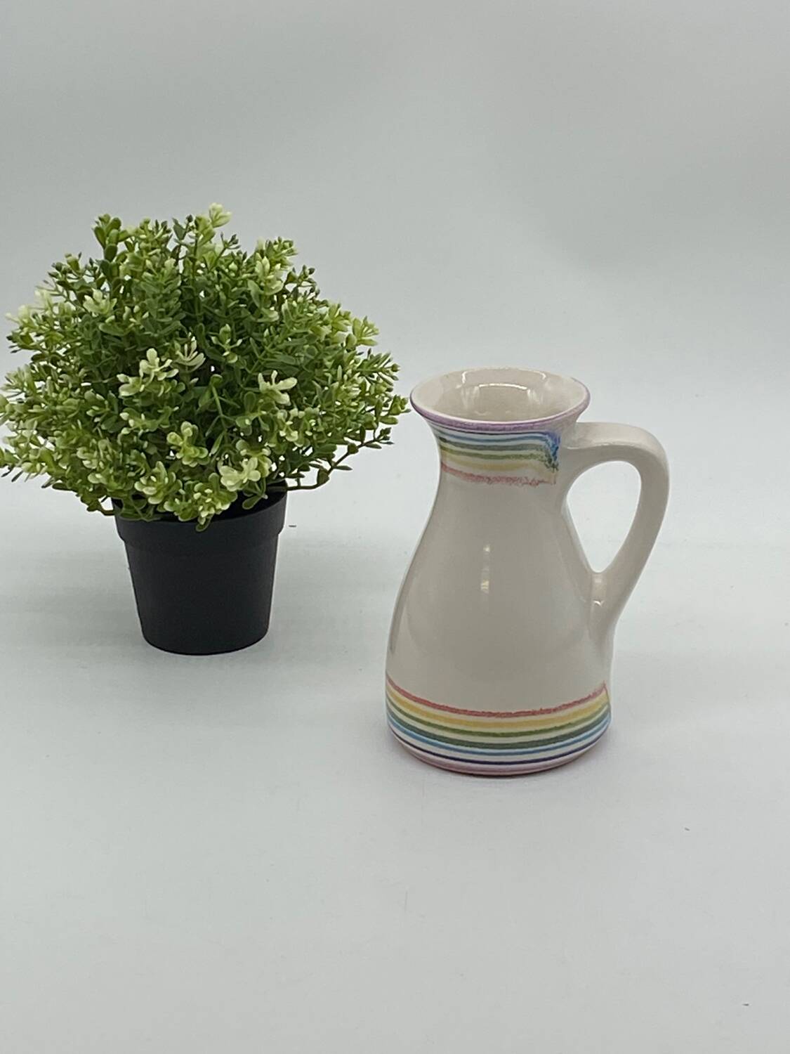 Vase / soliflore / pitcher, bay w. germany, vintage rainbow