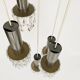 Vintage 70s waterfall chandelier