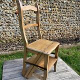 Vintage step stool chair