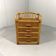 Rattan chest of drawers bedside table 1980’s