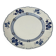 Round plate Terre de Fer KG Lunéville, model "Jane", blue, 1890-1915