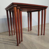 Teak nesting tables from Møbelintarsia 1960