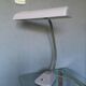 Helo Neuburg desk lamp, light grey lacquered metal, Germany, 1960s
