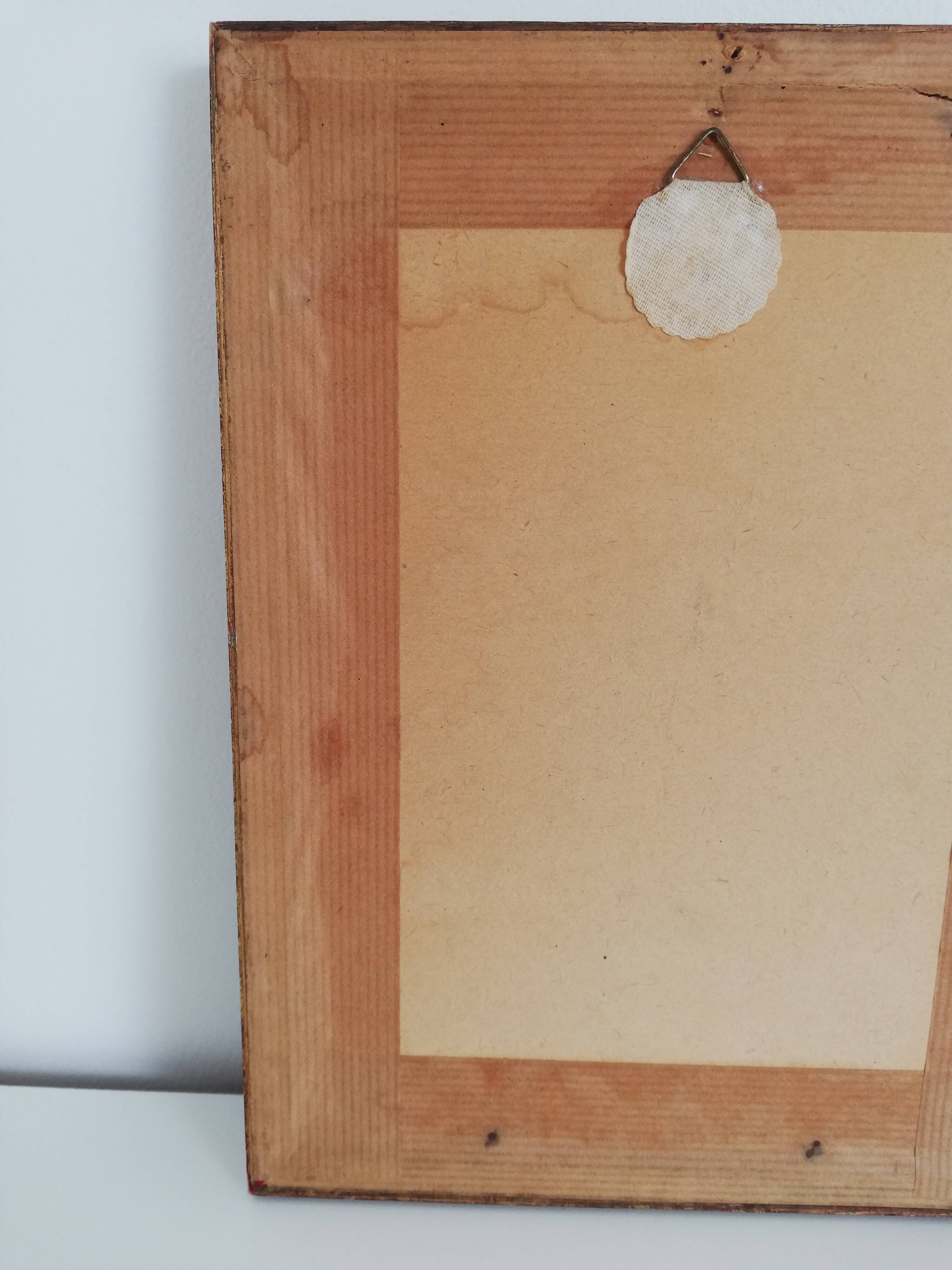 Old watercolor frame 1950