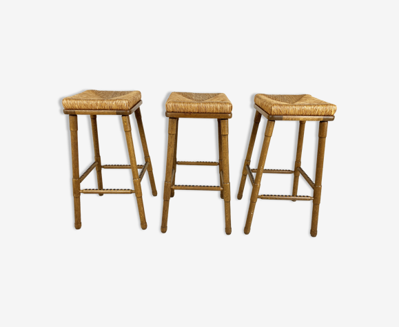 Tabourets de bar brutalistes, années 1960