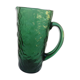 Year 60 glass pitcher