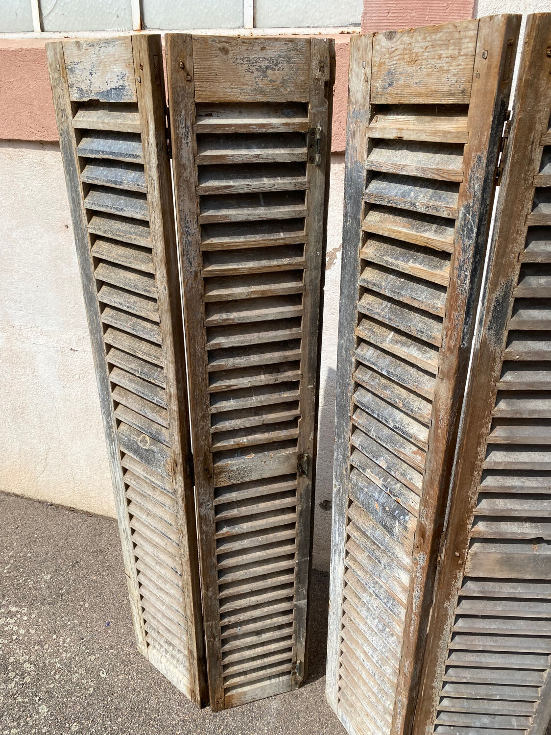 All wood shutters