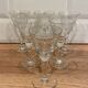 Set de 6 verres à liqueur en verre gravé