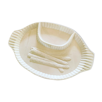 Porcelain asparagus dish