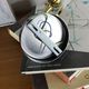 Pair of wall sconces brass tulip shade square frosted glass white