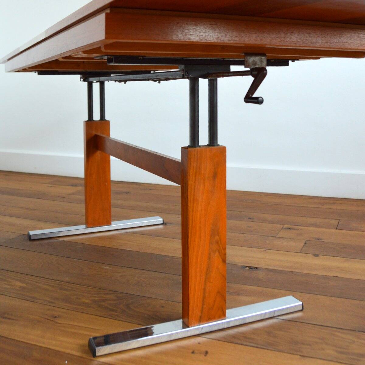 Scandinavian extendable dining table 1960s
