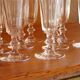 Ensemble de 11 flûtes cristal de Saint-Louis - Modèle Caton