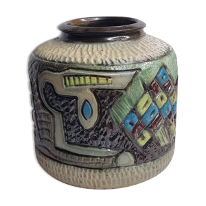 Vase en céramique émaillée 1930