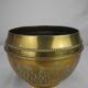 old gilded brass flower pot shabby chic old brass flowers pot