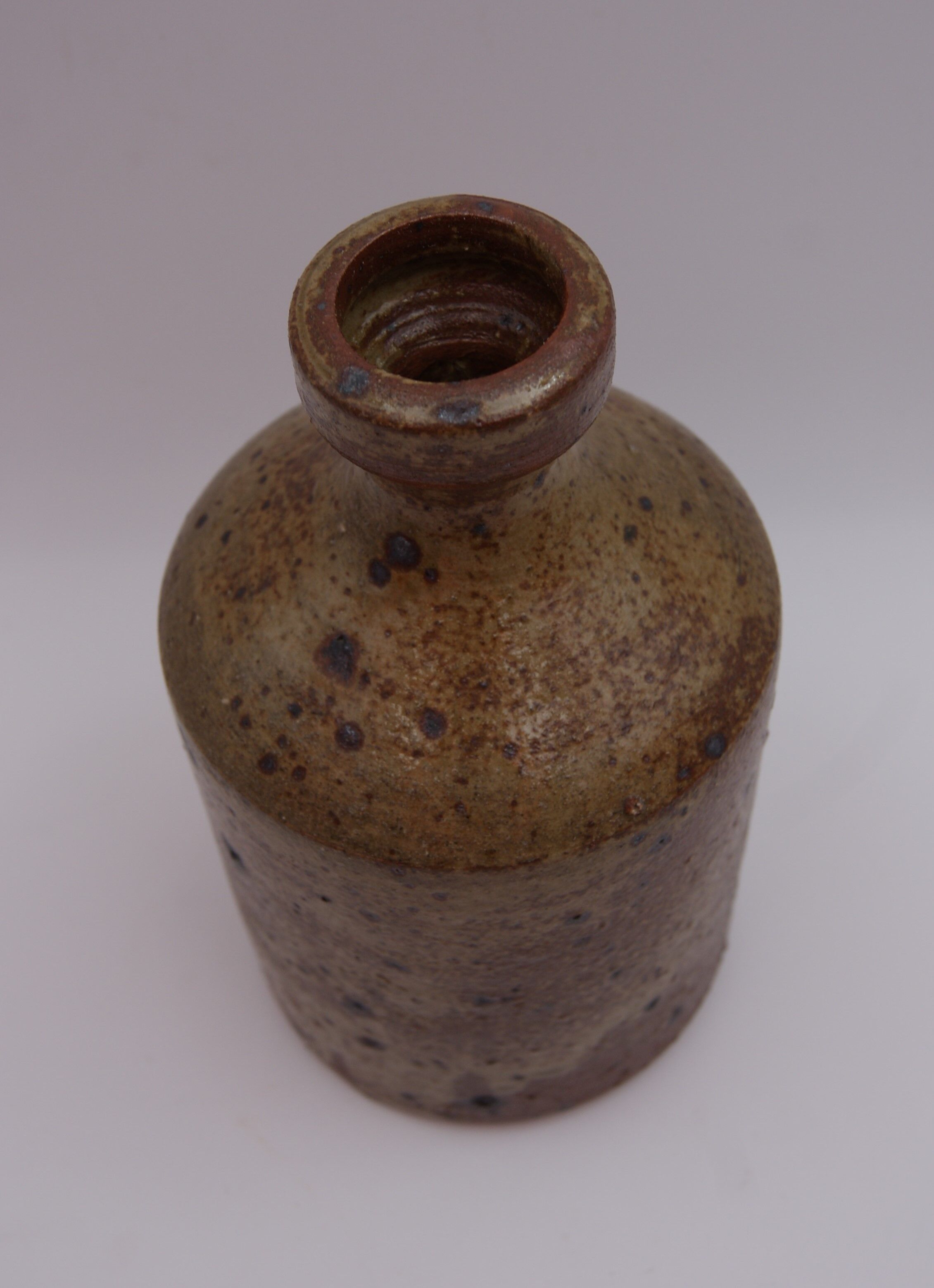 Vintage pyrity stoneware bottle