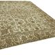 Tapis persan noué à la main vintage des années 1970 298 cm x 340 cm en laine beige