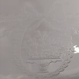 Crystal champagne coupes from Saint Louis.