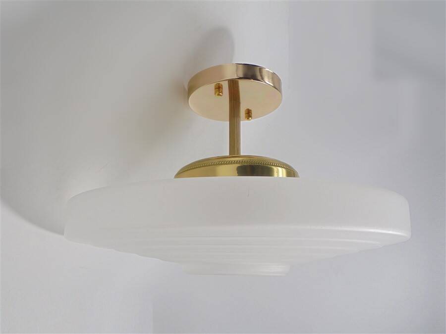 Art deco style ceiling light