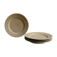 Tulowice ceramic speckled dessert plates
