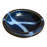 Cendrier Ancien TAIZÉ Daniel De Montmollin Céramique Bleu Décor