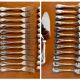 Christofle Marly, dessert cutlery, cheese, knives, forks