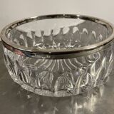 Silver and crystal metal cup