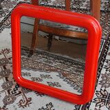 Cattaneo orange pop mirror from the 70s