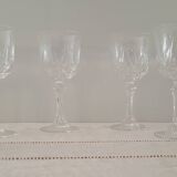 Crystal carved glasses
