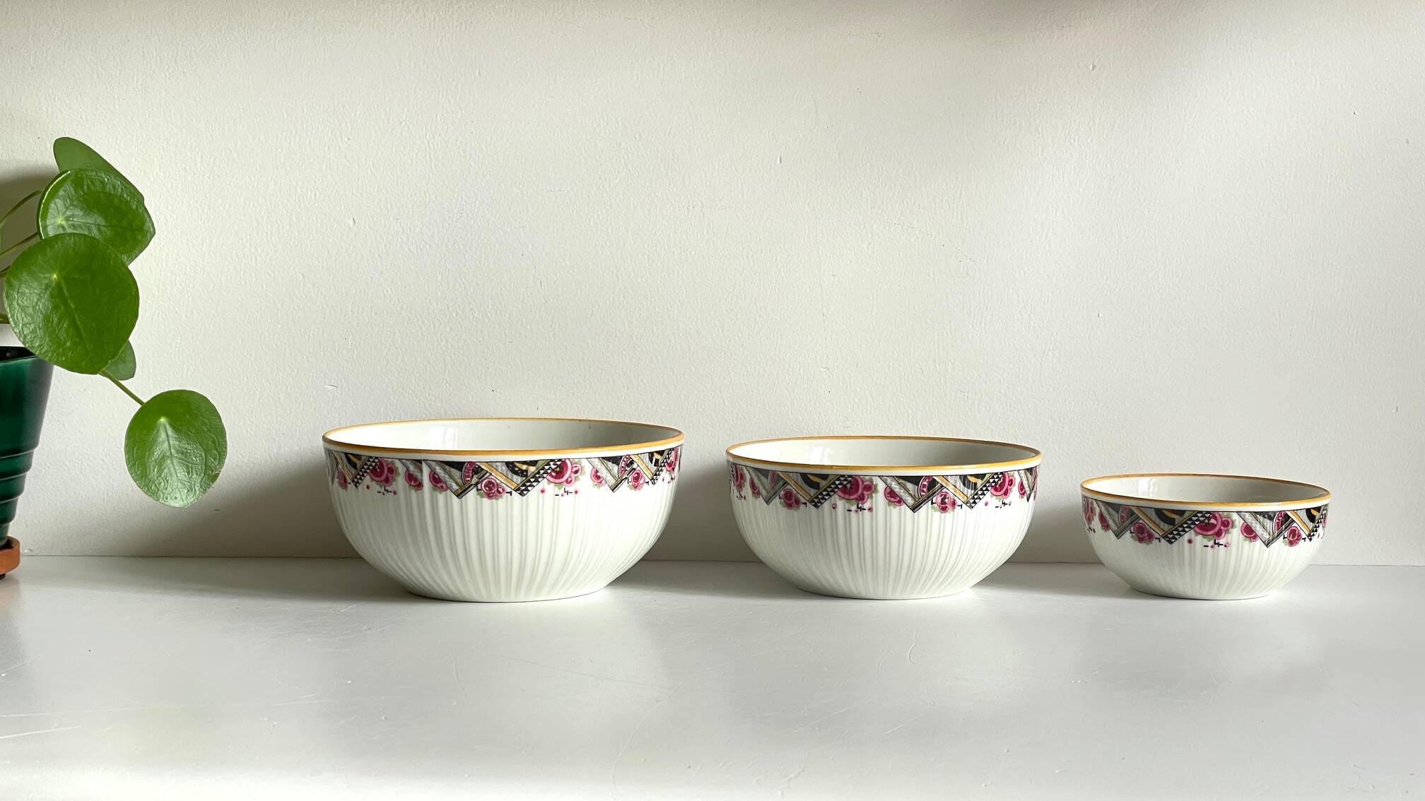 Saladiers mehun decor art deco