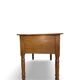 Italian pine wood centre writing desk from the 1960s, a reproduction o