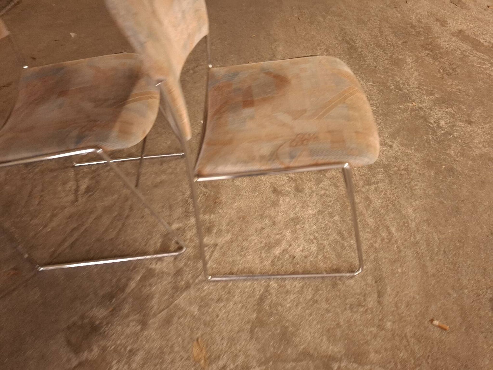 2 60s David Rowland sleigh chairs