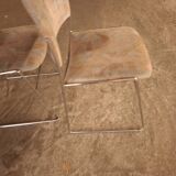 2 chaises traîneau David Rowland, années 60
