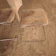 2 60s David Rowland sleigh chairs