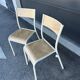 Paire de chaise Mullca 510 version beige et naturel