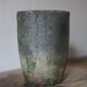 Old foundry crucible, plant pot, planter, cache pot