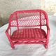 Rattan garden furniture for dolls - vintage