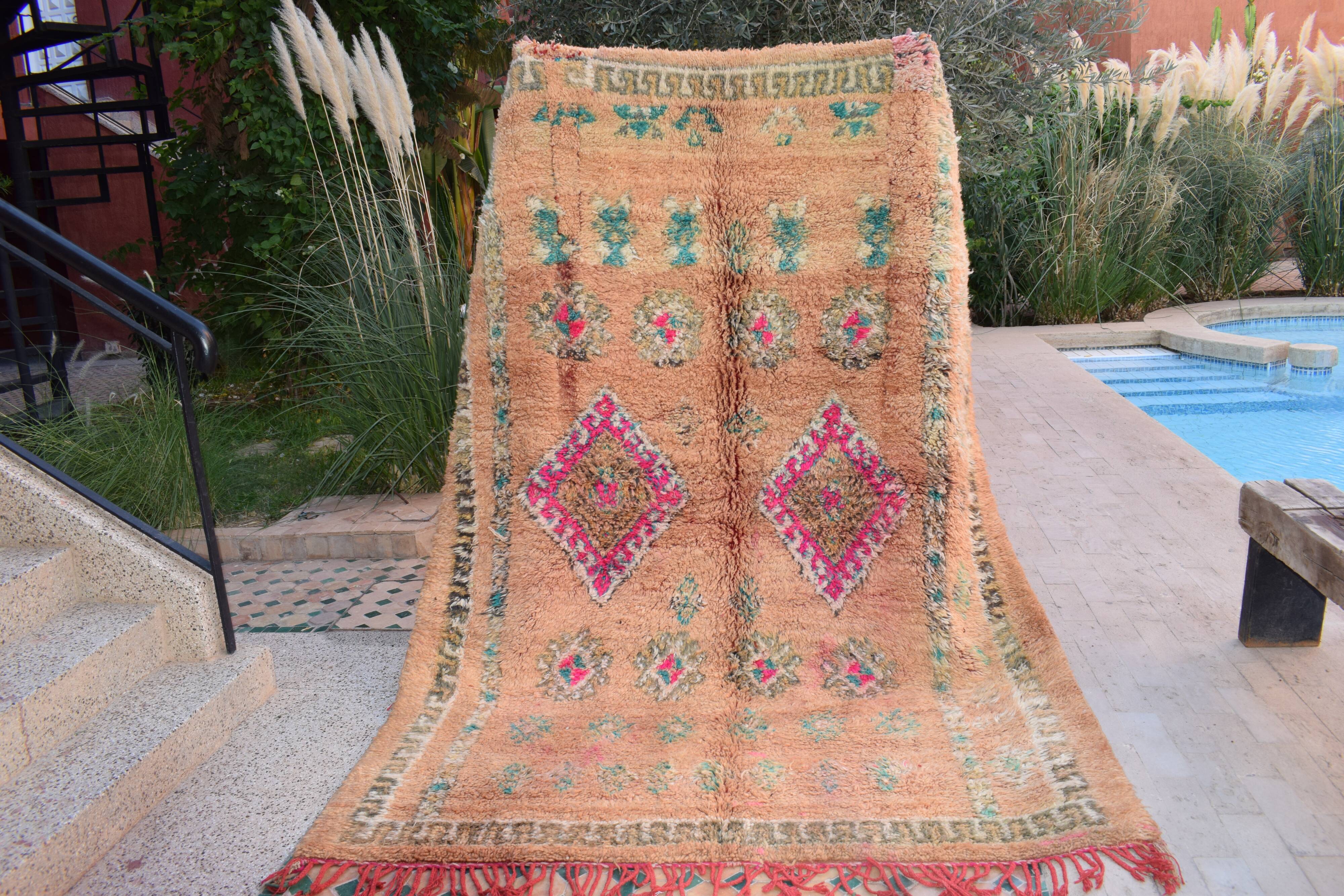 Vintage Moroccan Berber rug