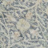 5x8 Navy Blue Beige Vintage Persian Rug, 144x259Cm SK 21485