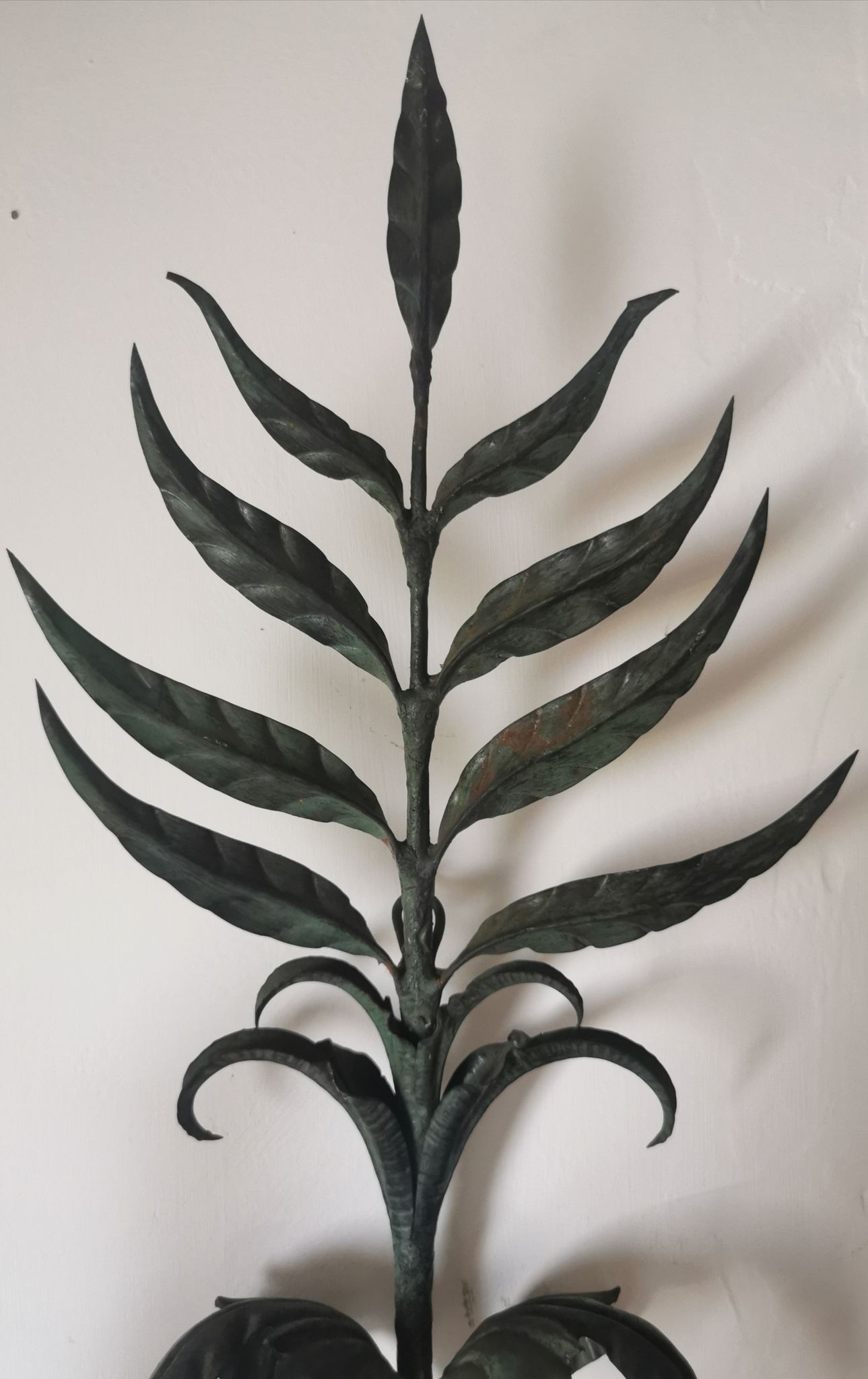Wall lamp iron and sheet metal