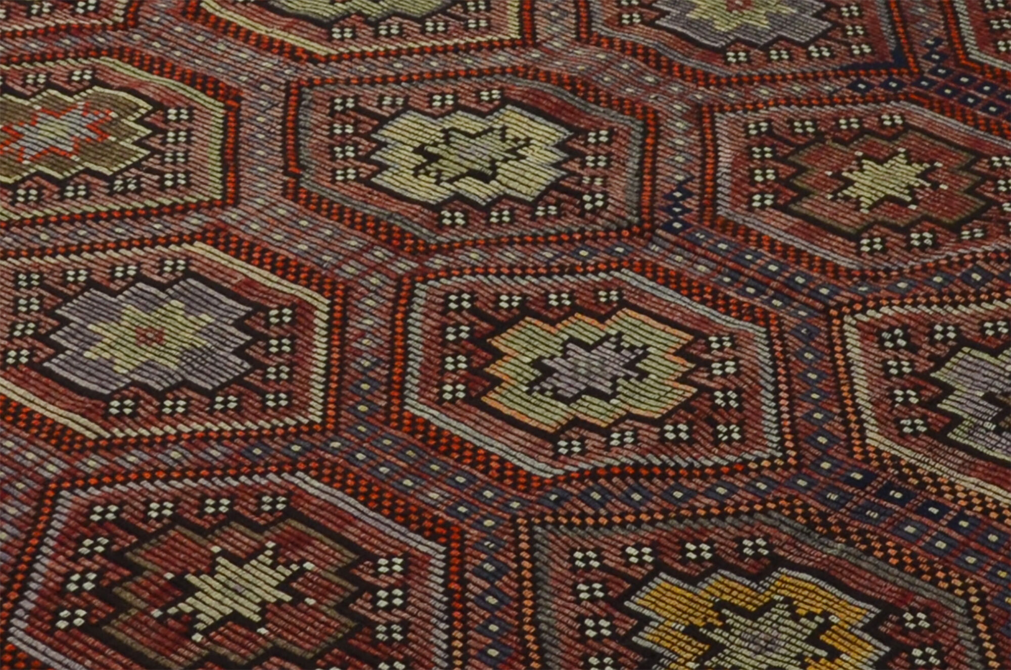 Anatolian handmade kilim rug 300 cm x 195 cm