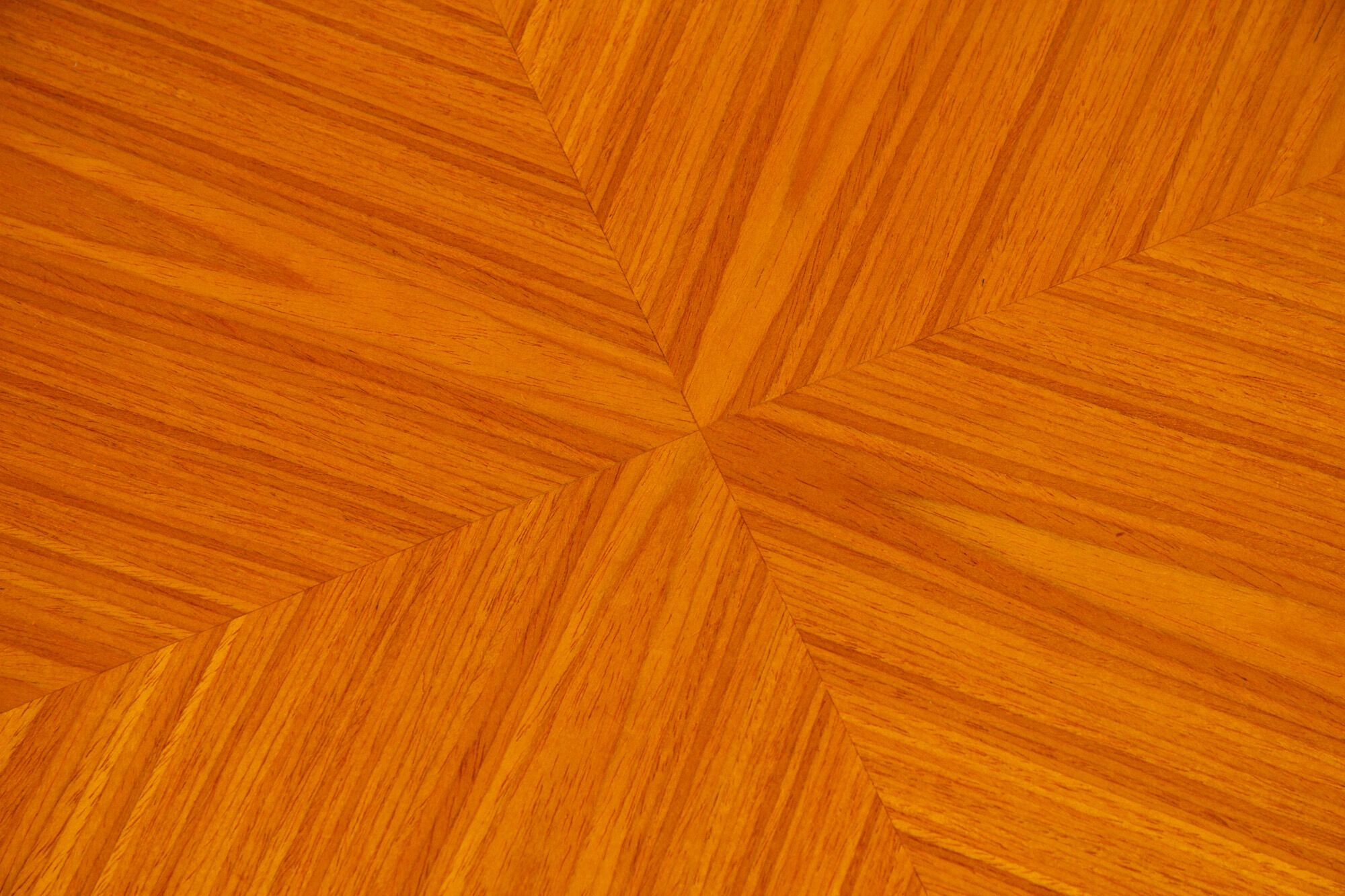 Mid century table in satin birch