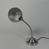 Aluminum vintage desk lamp with bending rod, 1950s