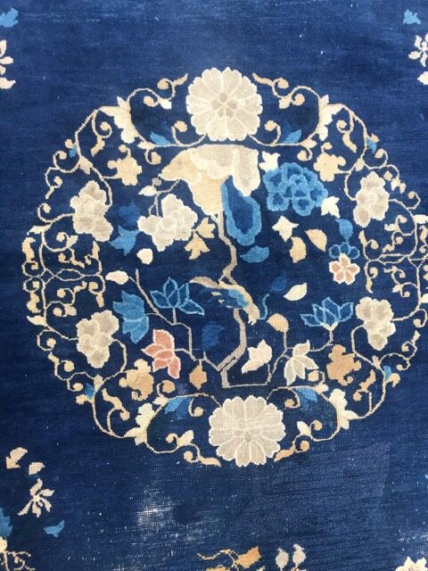 Tapis ancien chinois fait main 308x380 cm