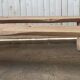 Pair of vintage farm bench